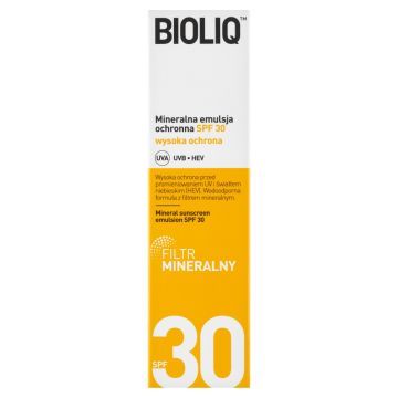 Bioliq SPF, mineralna emulsja ochronna SPF 30, 30 ml