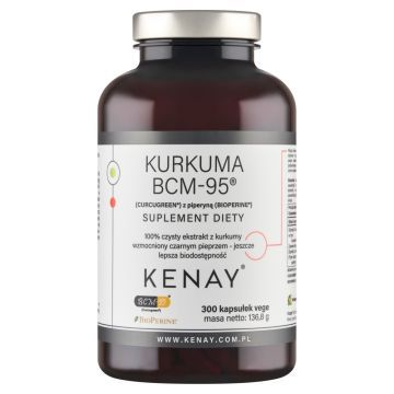Kurkuma BCM-95 z piperyna, kaps.,300 szt