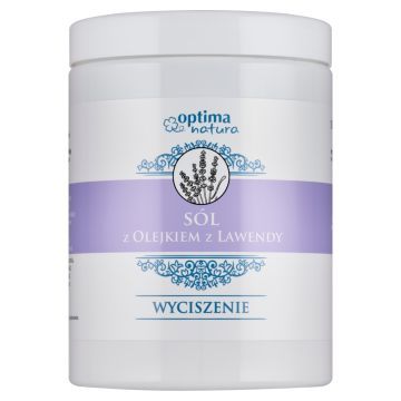 Optima Natura, sol, z olejkiem z lawendy, Wyciszenie, 1 kg