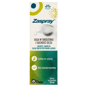 Zaspray, spray, na powieki, 10 ml