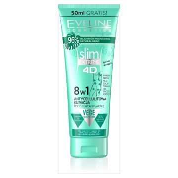Eveline Slim Extr.4D, kuracja,antycelul.,8w1,200ml+50ml