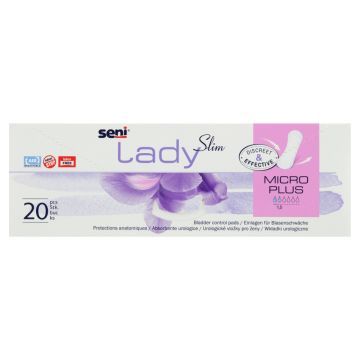 Seni Lady Slim micro plus, wkladki urolog., 20 szt