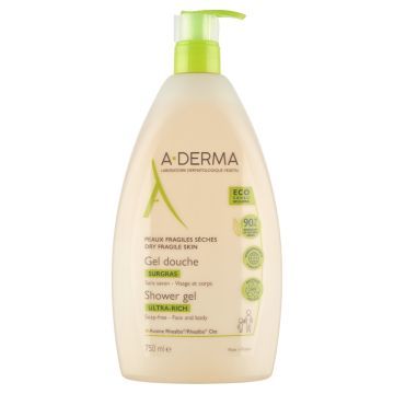Aderma zel pod prysznic ultra bogaty, 750 ml