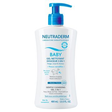 Neutraderm Baby, zel myjacy,lagodny, 3w1, 400 ml