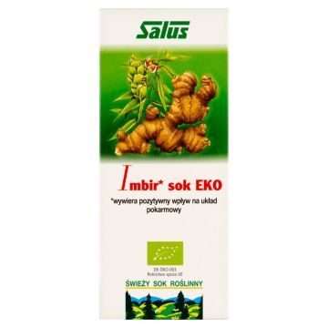 Imbir sok EKO, plyn, 200 ml