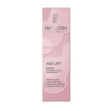 Iwostin Age Lift, serum witamina A i kwas hialuronowy, 40+, 30 ml