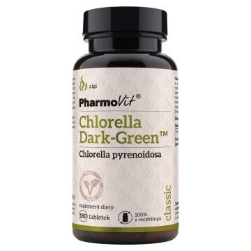 Chlorella Dark Green, tabl.,180 szt