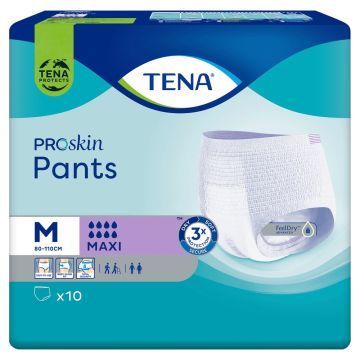 Tena Pants ProSkin Maxi, majtki chłonne, rozmiar M, 10 szt.