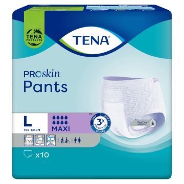 Tena Pants ProSkin Maxi, majtki chłonne, rozmiar L, 10 szt.
