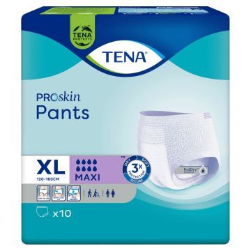 Tena Pants ProSkin Maxi, majtki chłonne, rozmiar XL, 10 szt.