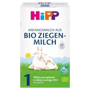 Hipp 1, mleko poczatkowe, z mleka koziego BIO, 400 g