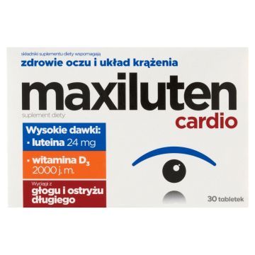 Maxiluten cardio, tabl., 30 szt
