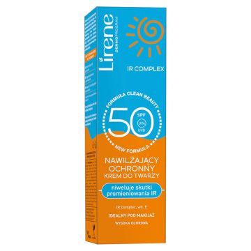 Lirene Dermopr.IR Complex, krem,nawilz.,ochronny,SPF50,40ml