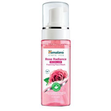 Himalaya, pianka,rozswietlajaca,do mycia twarzy z roza,150ml