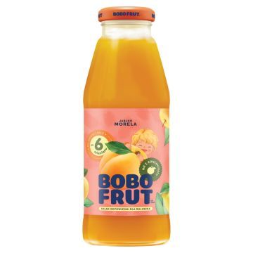 Bobo Frut, nektar, jablko, morela, po 6m-cu, 300 ml