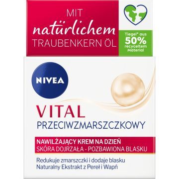 Nivea Vital, krem, p/zmarsz.,nawilz.,n/dzien, 50 ml