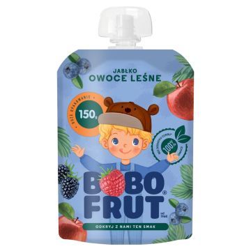 Bobo Frut, mus, jablko, owoce lesne, 1-3 lata, 150 g