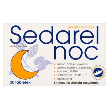 Sedarel Noc, tabl.,  20 szt
