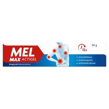 Mel Max Actigel, 20 mg/g, zel,  50 g