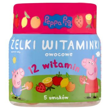 Domowa Apteczka Zelki witaminki,Swinka Peppa,180g (ok.60szt)