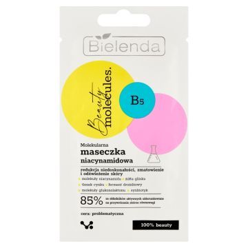Bielenda Beauty Molecules, masecz.,niacynamidowa,molekul.,8g