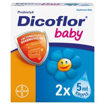 Dicoflor Baby, krople, 5 ml x 2opak,PROM.5342/23