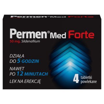 Permen Med Forte, 50 mg, tabl.powl., 4 szt