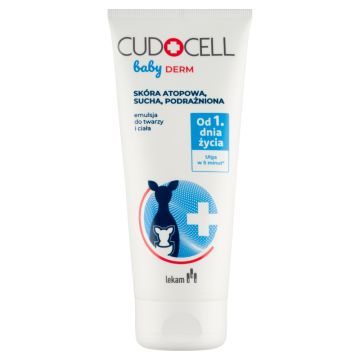 Cudocell Baby Derm, emuls., d/tw.i ciala,bezzapachowa, 180ml