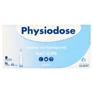 Physiodose, roztwor soli fizjologicznej NaCl 0,9%,5ml, 40amp