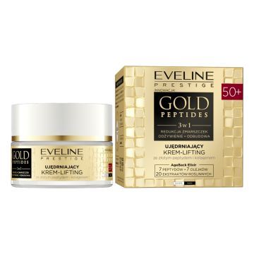 Eveline Gold Peptides, krem-lifting, ujedrniajacy, 50+, 50ml