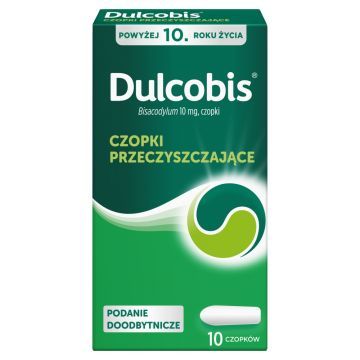 Dulcobis,10 mg, czopki, 10 szt