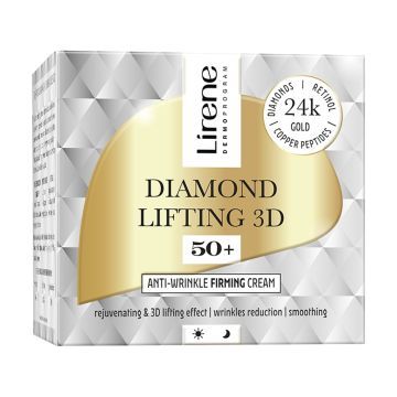 Lirene Dermopr.Diament.Lifting 3D, krem,ujedrn.,50+, 50 ml