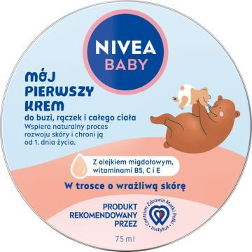 Nivea Baby, krem, Moj pierwszy krem, od 1 dnia zycia,  75 ml