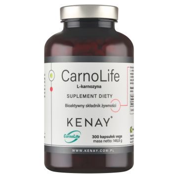 CarnoLife L-karnozyna, kaps.,300 szt