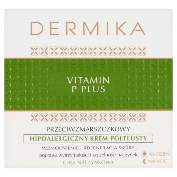Dermika Vitamina P Plus,krem,p/zmar.,hipoalerg,potlusty,50ml