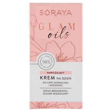 Soraya Glam Oils, krem, nawilz., n/dzien, 50 ml