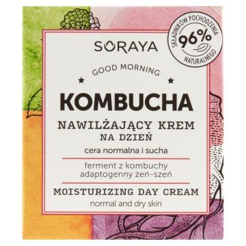 Soraya Kombucha, krem, nawilzajacy, na dzien, 75 ml