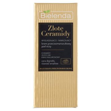 Bielenda Zlote Ceramidy, krem,wygl-nawil,p/zm.,pod oczy,15ml