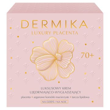 Dermika Lux.Placenta, krem, luksus.,ujedr-wygl, 70+, 50 ml