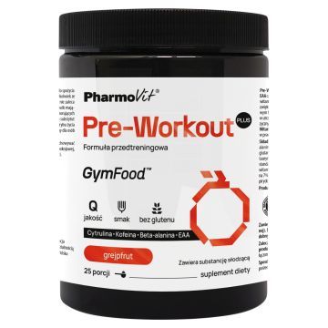 Pre-Workout Plus Formula przedt.grejpf.GymF.Phar,prosz,500g