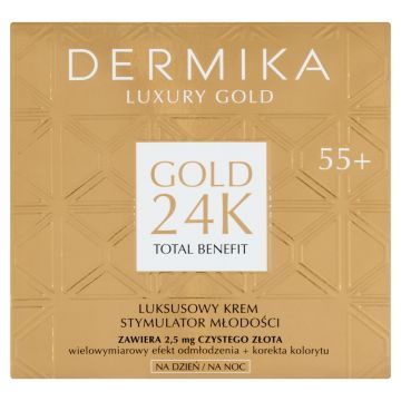 Dermika Lux.Gold 24K, krem, luksus,stym.mlod,55+,dz/n,50ml