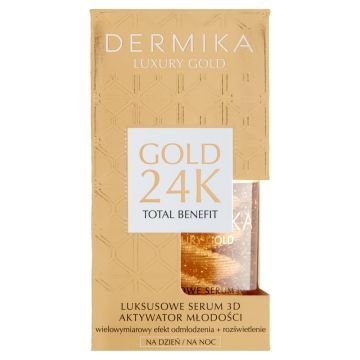 Dermika Lux.Gold 24K, serum,luksus,3D.aktyw.mlod,dz/n, 60 g