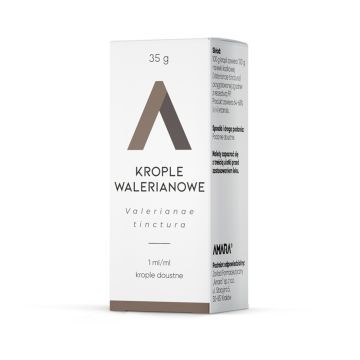 Krople walerianowe, (Amara),Nalew.kozlk., 35 g
