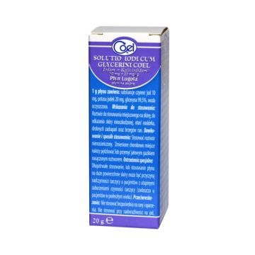 Solutio Iodi Cum Glycerini Coel (Plyn Lugola),plyn n/sk.,20g