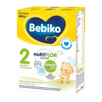 Bebiko 2 NUTRIflor Expert, mleko następne dla niemowląt, 6 m+, 600 g