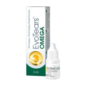 EvoTears Omega, krople do oczu, 3 ml