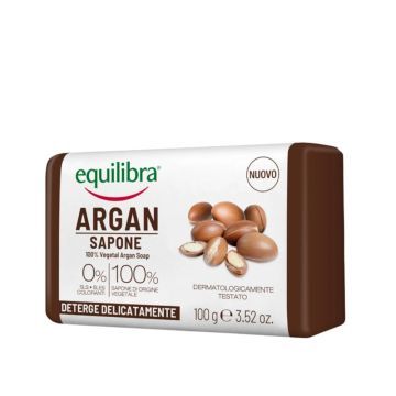 Equilibra, mydlo, arganowe 100%, 100 g