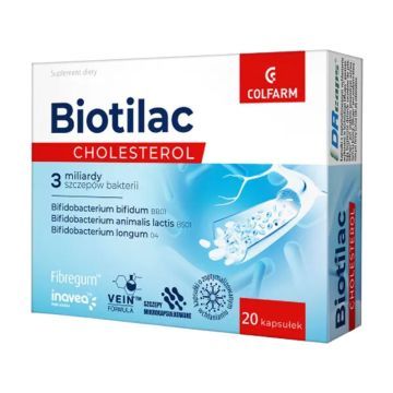 Biotilac Cholesterol, kaps., 20 szt