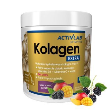 Kolagen Beauty Activlab Pharma, prosz.,sm.mango-jezyna,300 g
