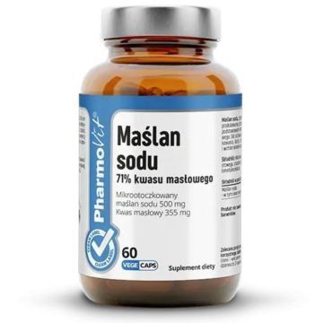 Maslan sodu 71% kwasu maslowego Pharmovit,kaps.,60 szt